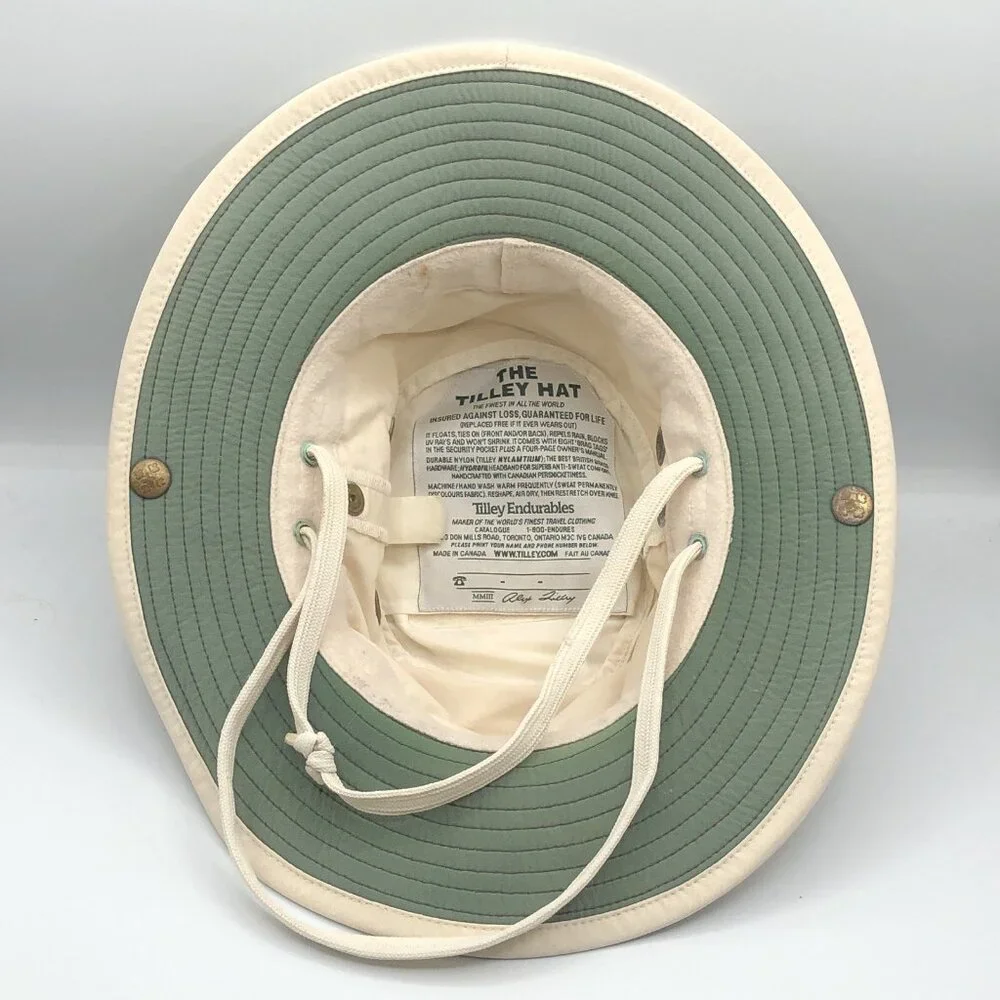 Tilley LT3 Wide Brim Lightweight Hat Sun Outdoor Safari Hiking Size 7 1/8 - Picture 7 of 12